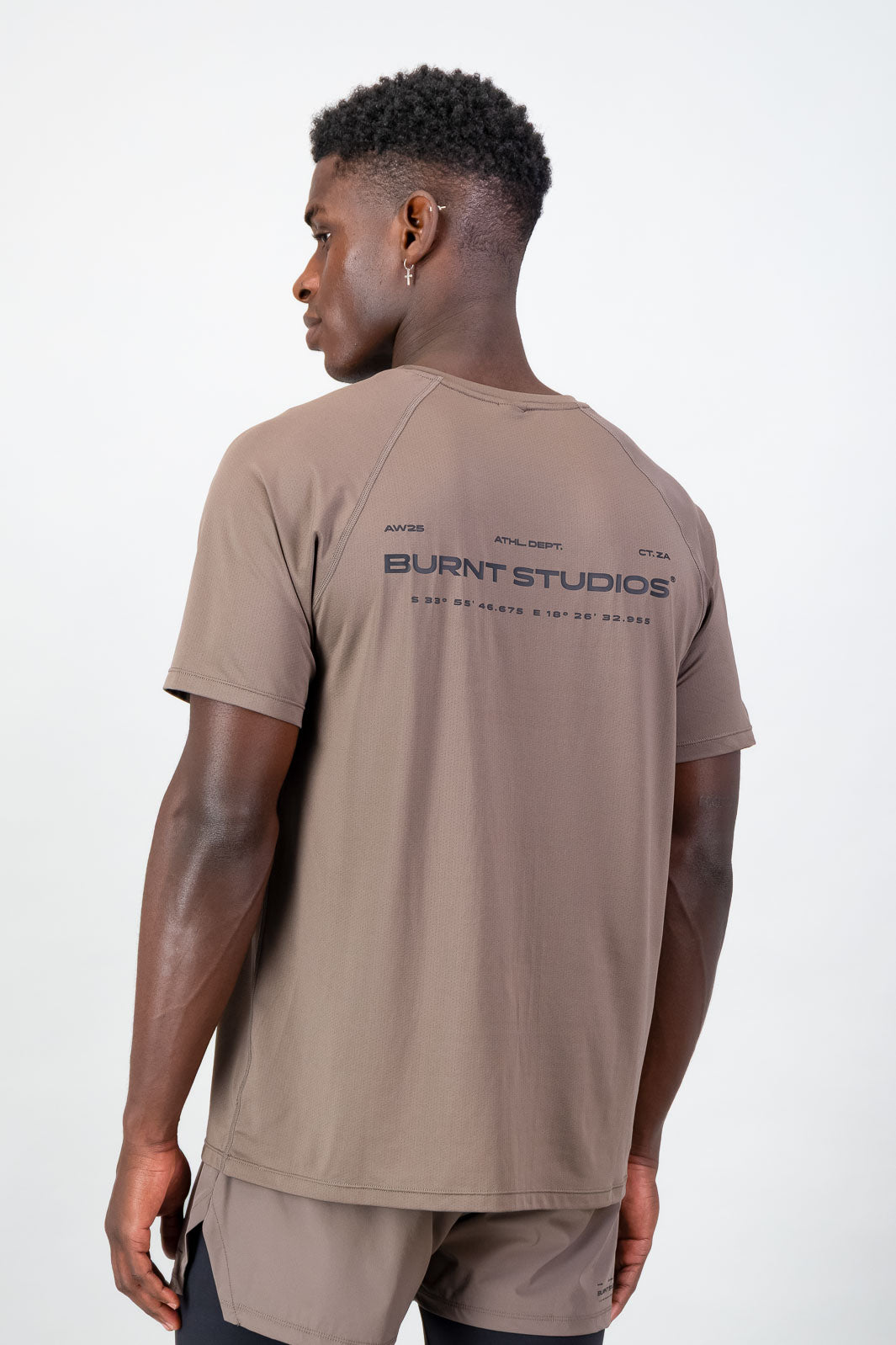 Fundamental Active Tee - Brown