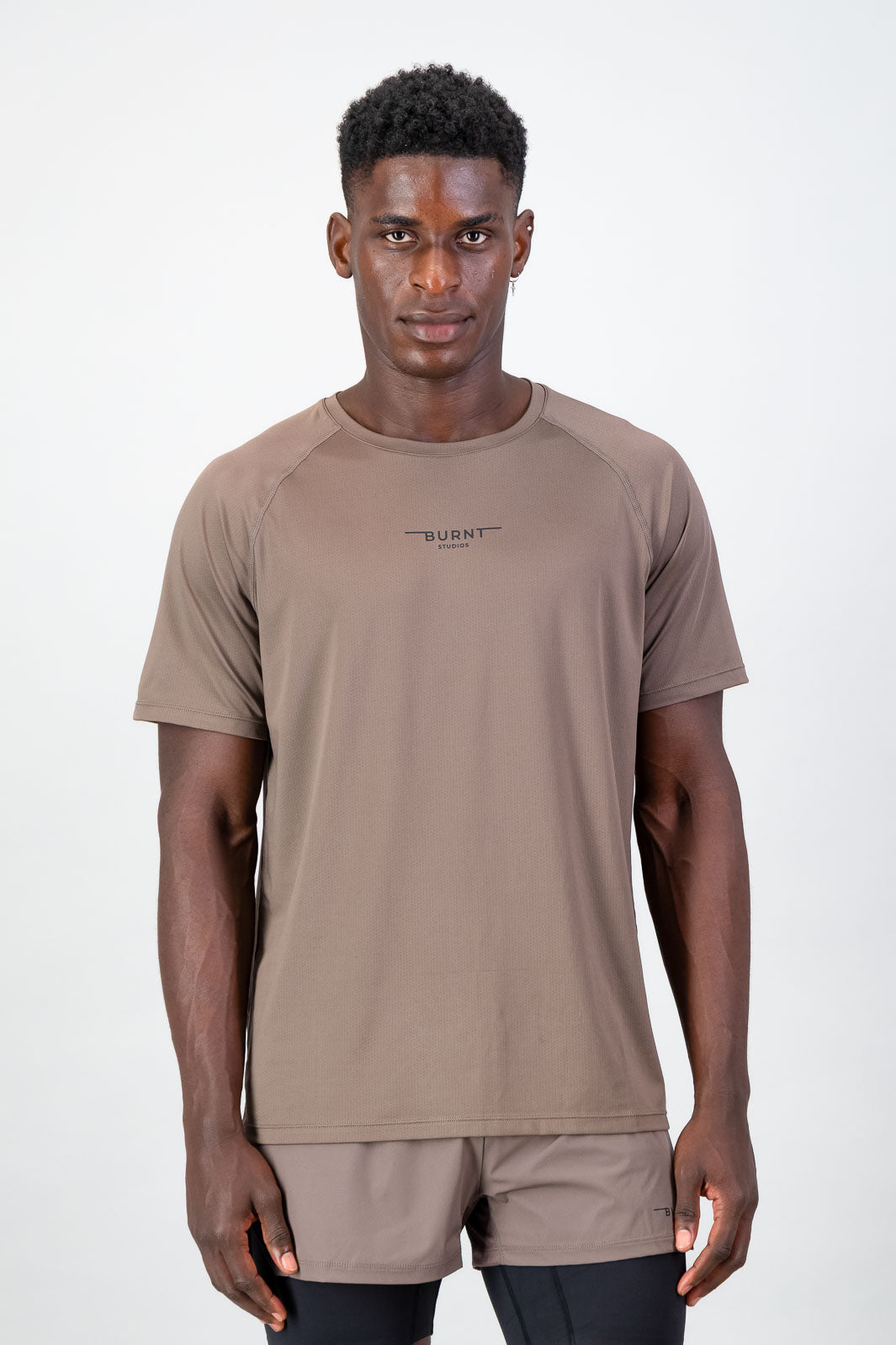 Fundamental Active Tee - Brown