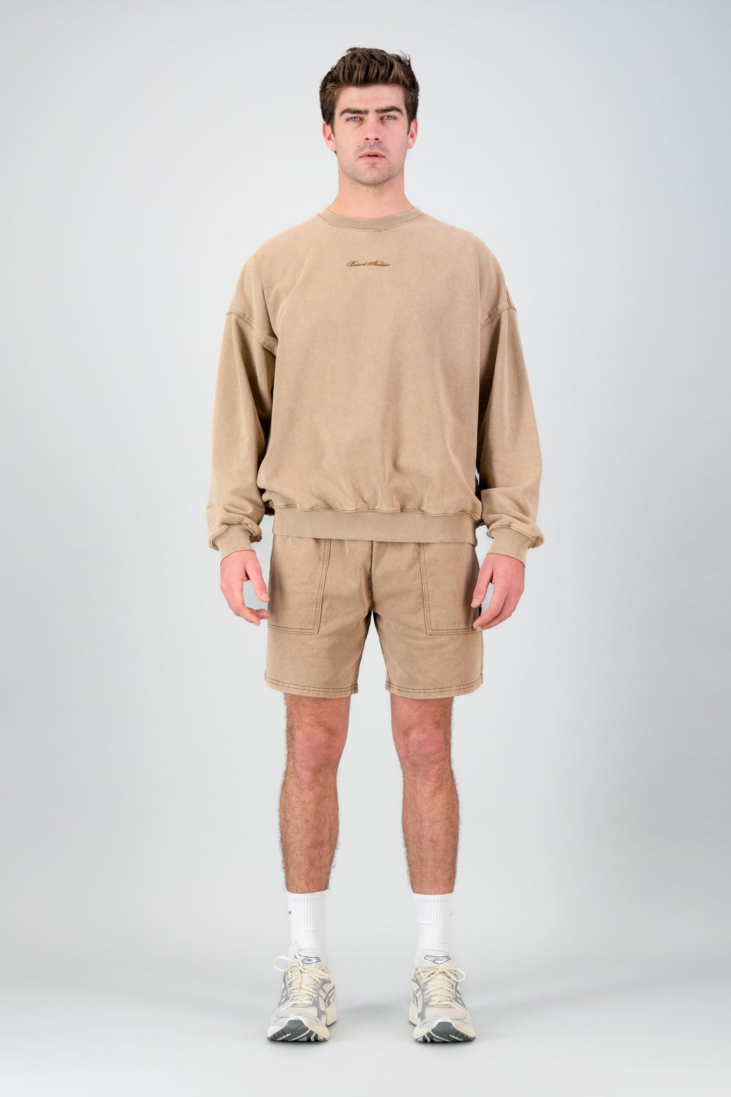 Ultra Heavy Crew Top - Brown