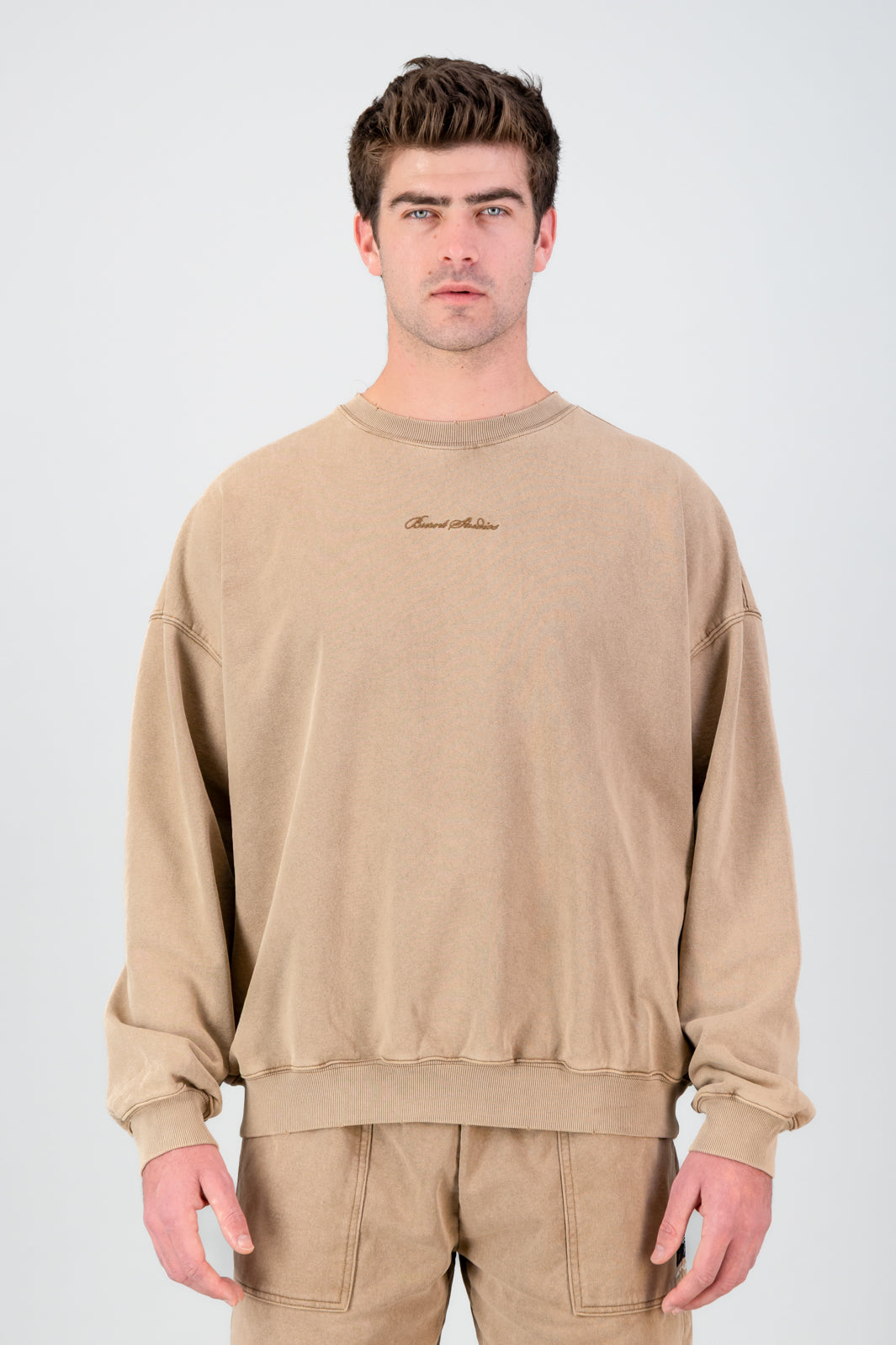 Ultra Heavy Crew Top - Brown