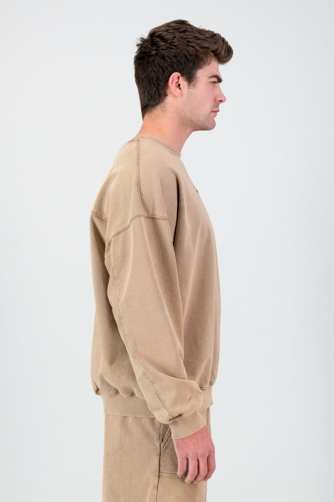 Ultra Heavy Crew Top - Brown