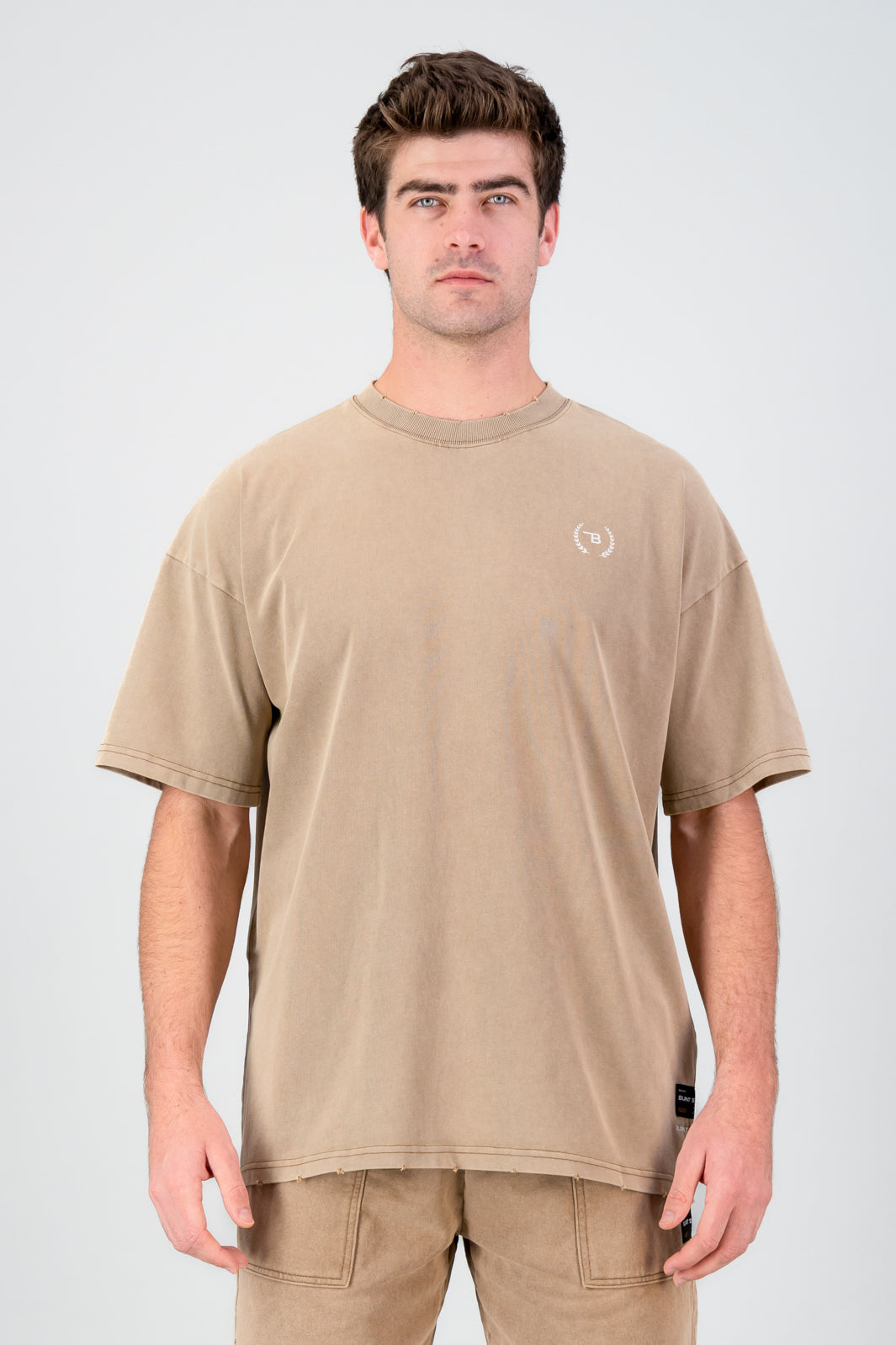 Ultra Heavy Oversized Tee - Brown