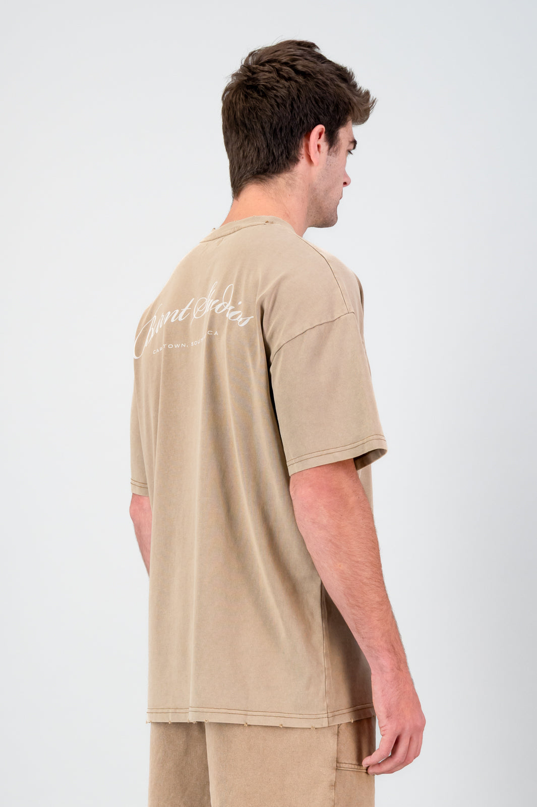Ultra Heavy Oversized Tee - Brown
