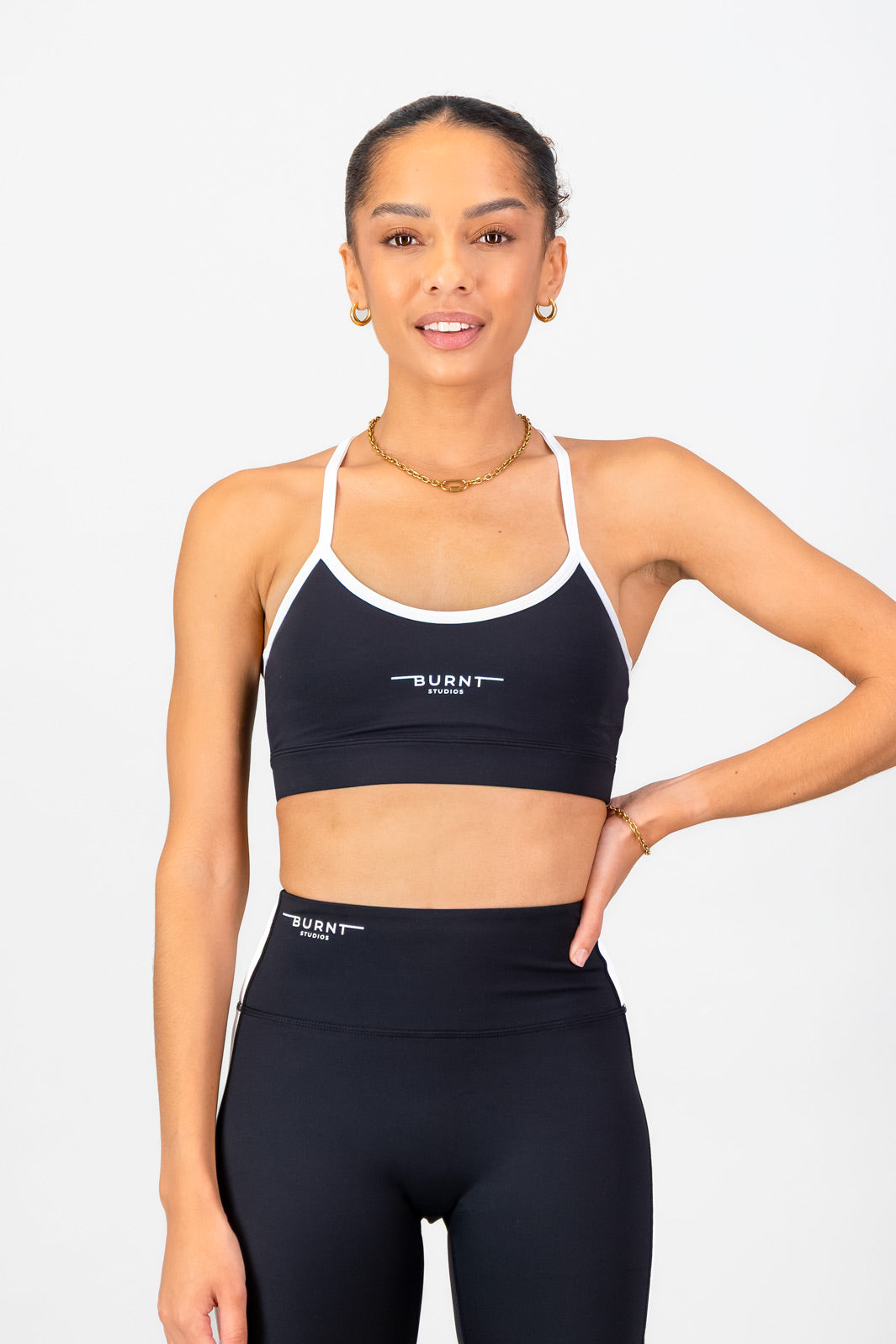 Lua Sports Bra - Black & White