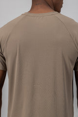 Peak Active Tee - Sandstone