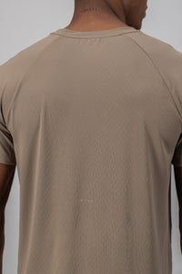 Peak Active Tee - Sandstone