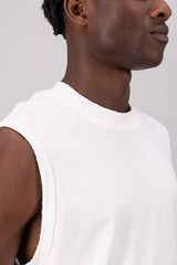 Faded Boxed Tank - Vintage White