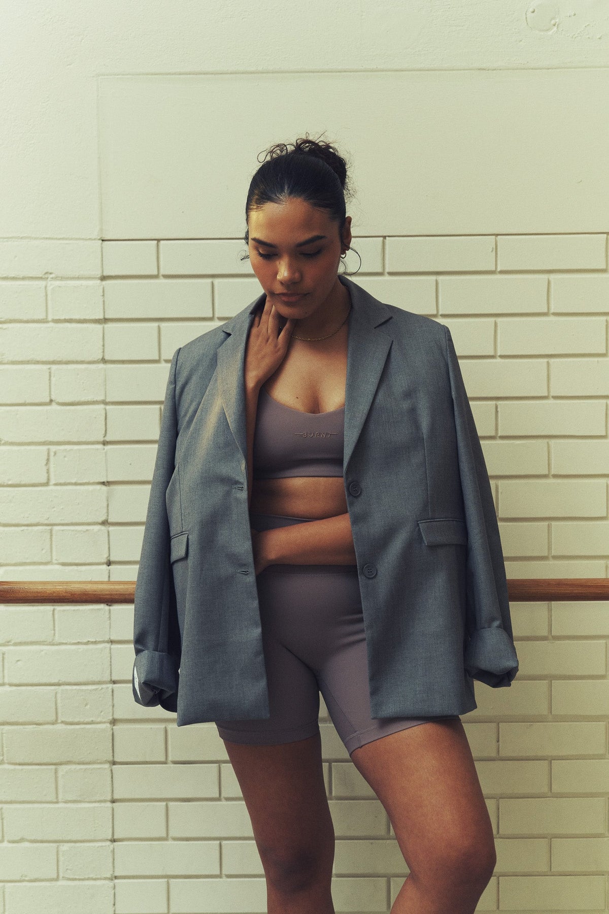 The Maria Blazer - Grey