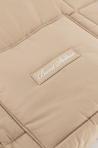 Quilted Tote Bag - Cashew