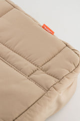 Quilted Tote Bag - Cashew