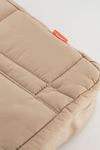 Quilted Tote Bag - Cashew