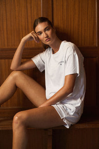 Academy Oversized Tee - Grey Melange