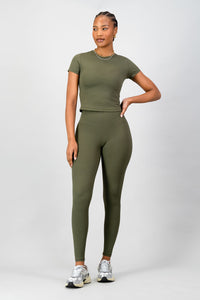 Dynamic Legging - Olive