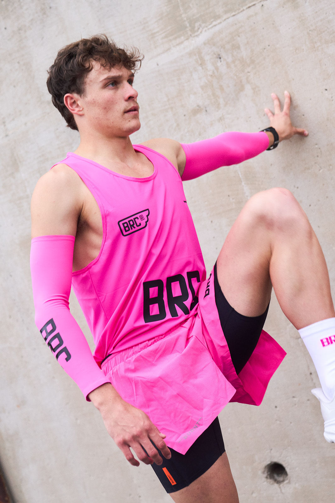 Pro Run Sleeves - Electric Pink