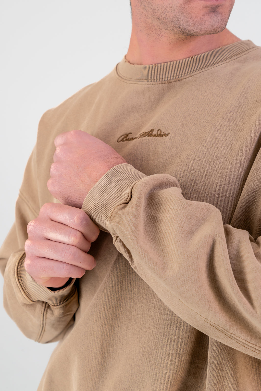 Ultra Heavy Crew Top - Brown
