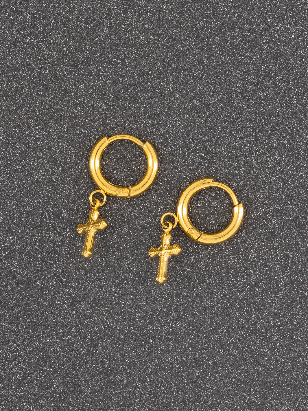 Cross Charm Earring