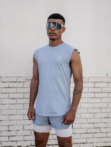 Health Muscle Tank - Blue