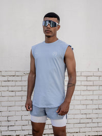 Health Muscle Tank - Blue