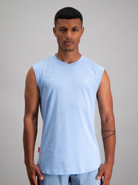 Health Muscle Tank - Blue