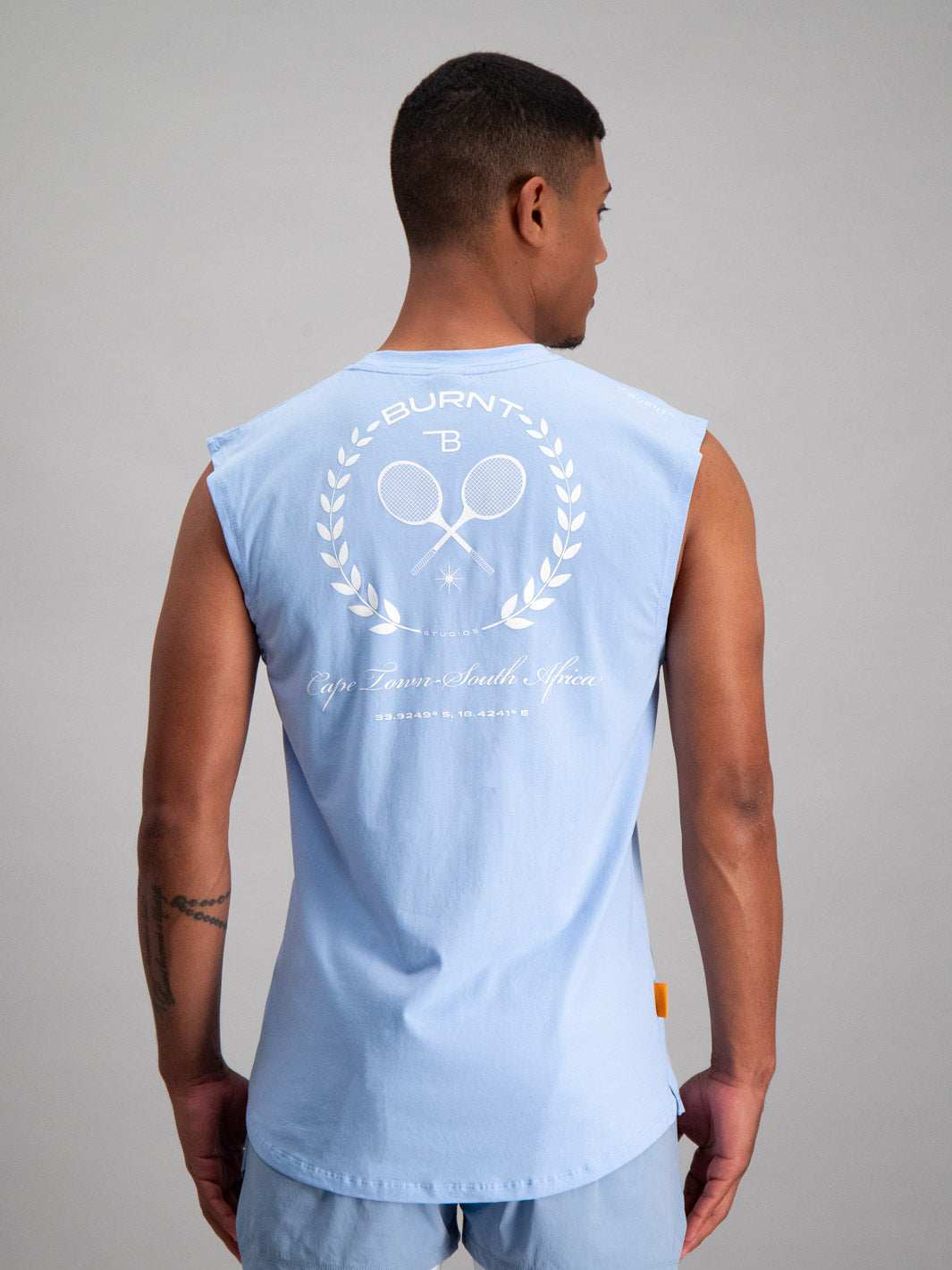 Health Muscle Tank - Blue