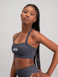 Core Sports Bra - Charcoal