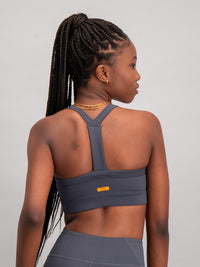 Core Sports Bra - Charcoal