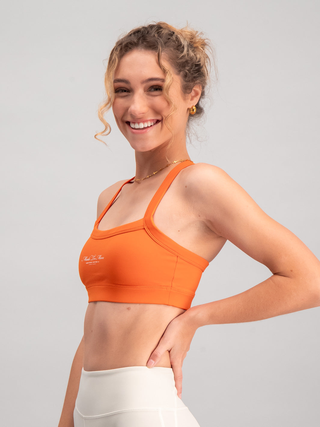 Core Sports Bra - Orange