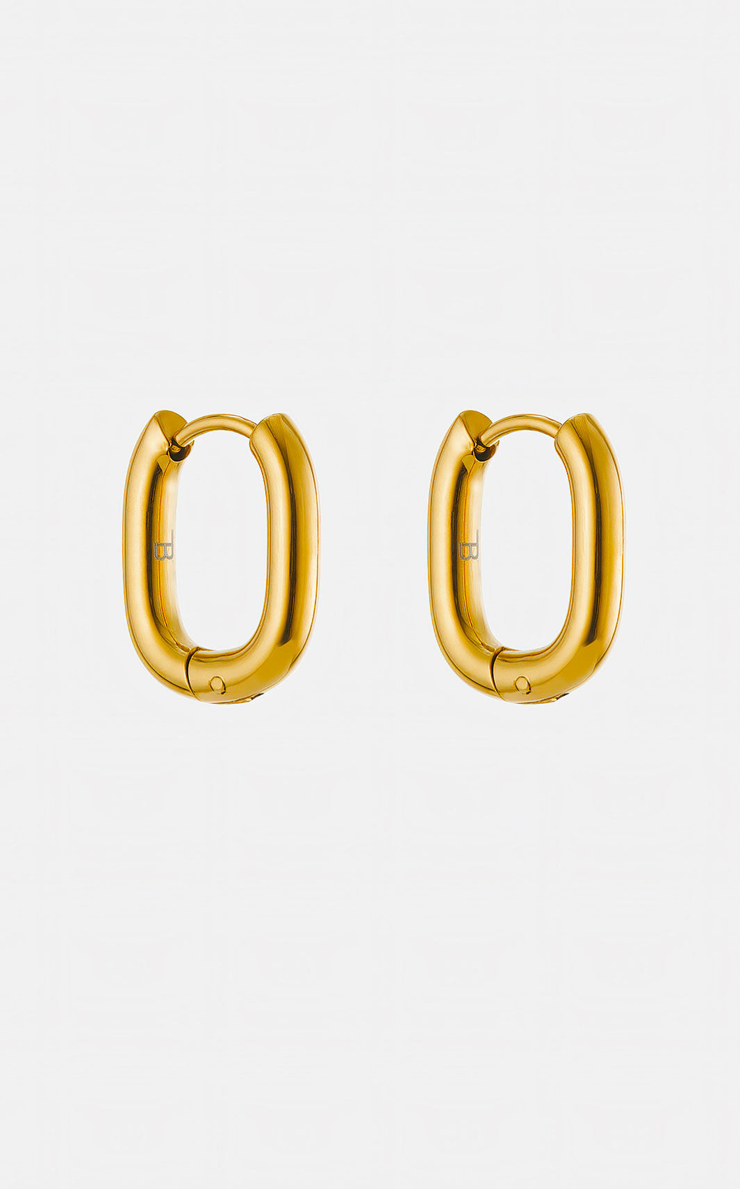 Chunky Oval Hoops