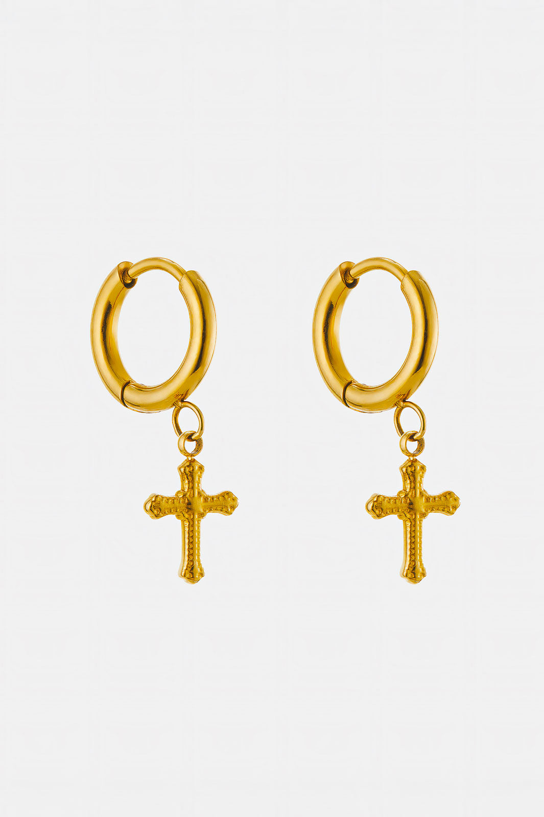 Cross Charm Earring
