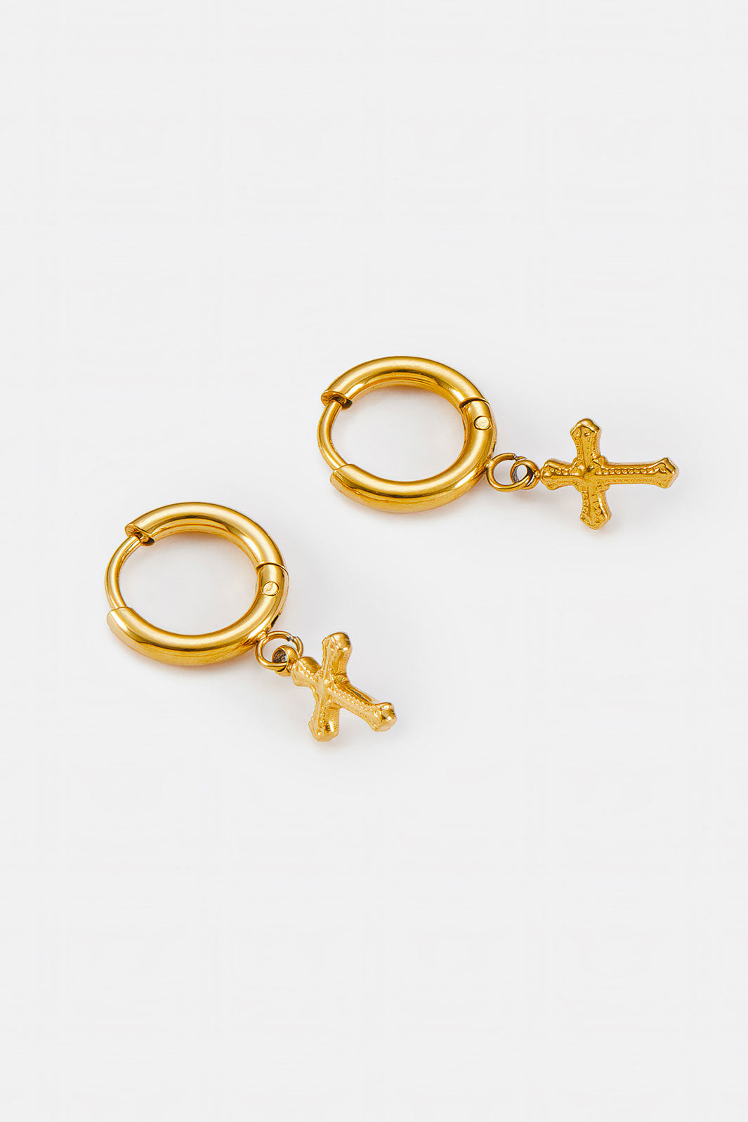 Cross Charm Earring