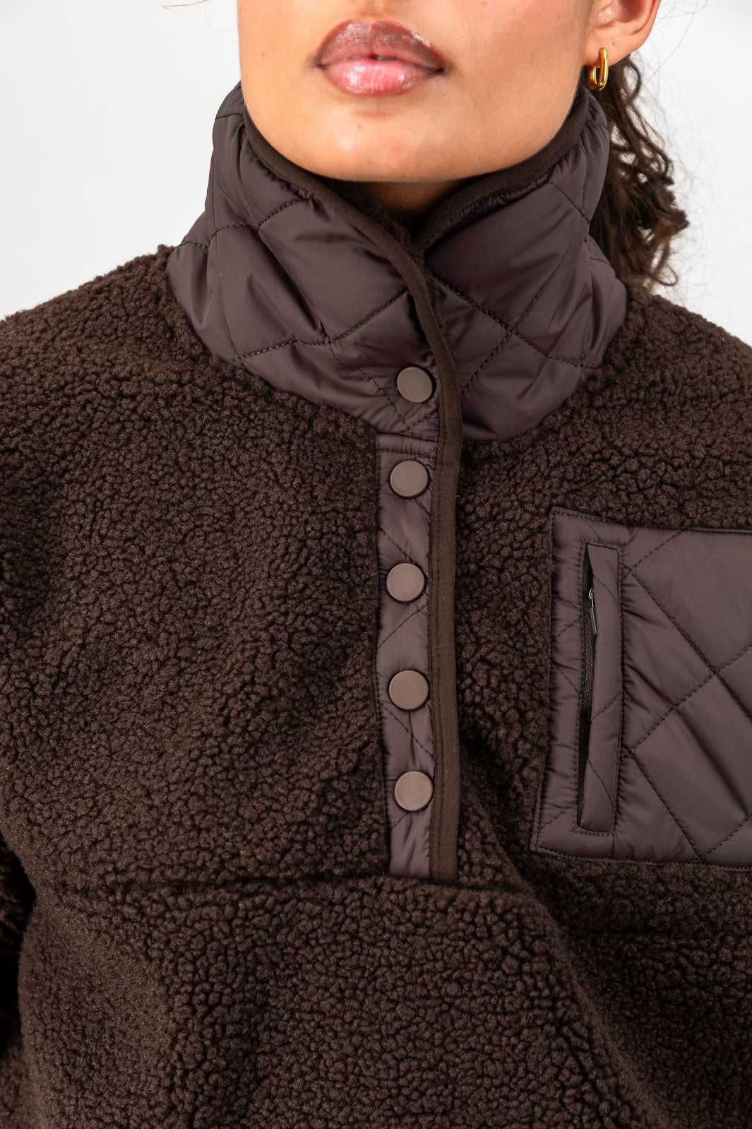 Sherpa Pull Over - Cocoa