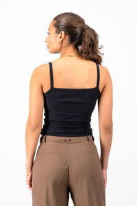 Minimal Rib Tank - Black
