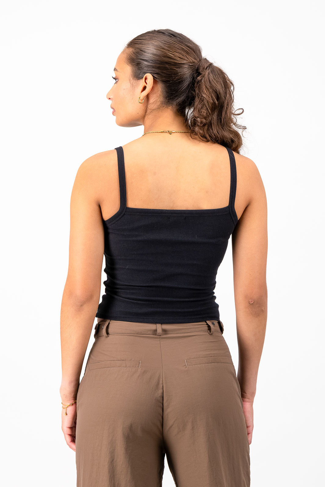 Minimal Rib Tank - Black