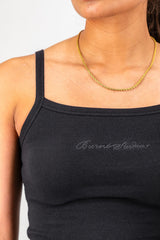 Minimal Rib Tank - Black