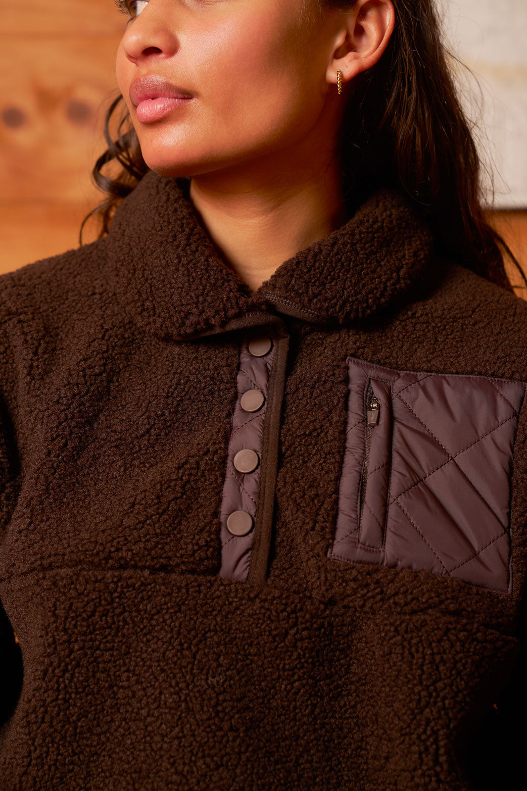 Sherpa Pull Over - Cocoa