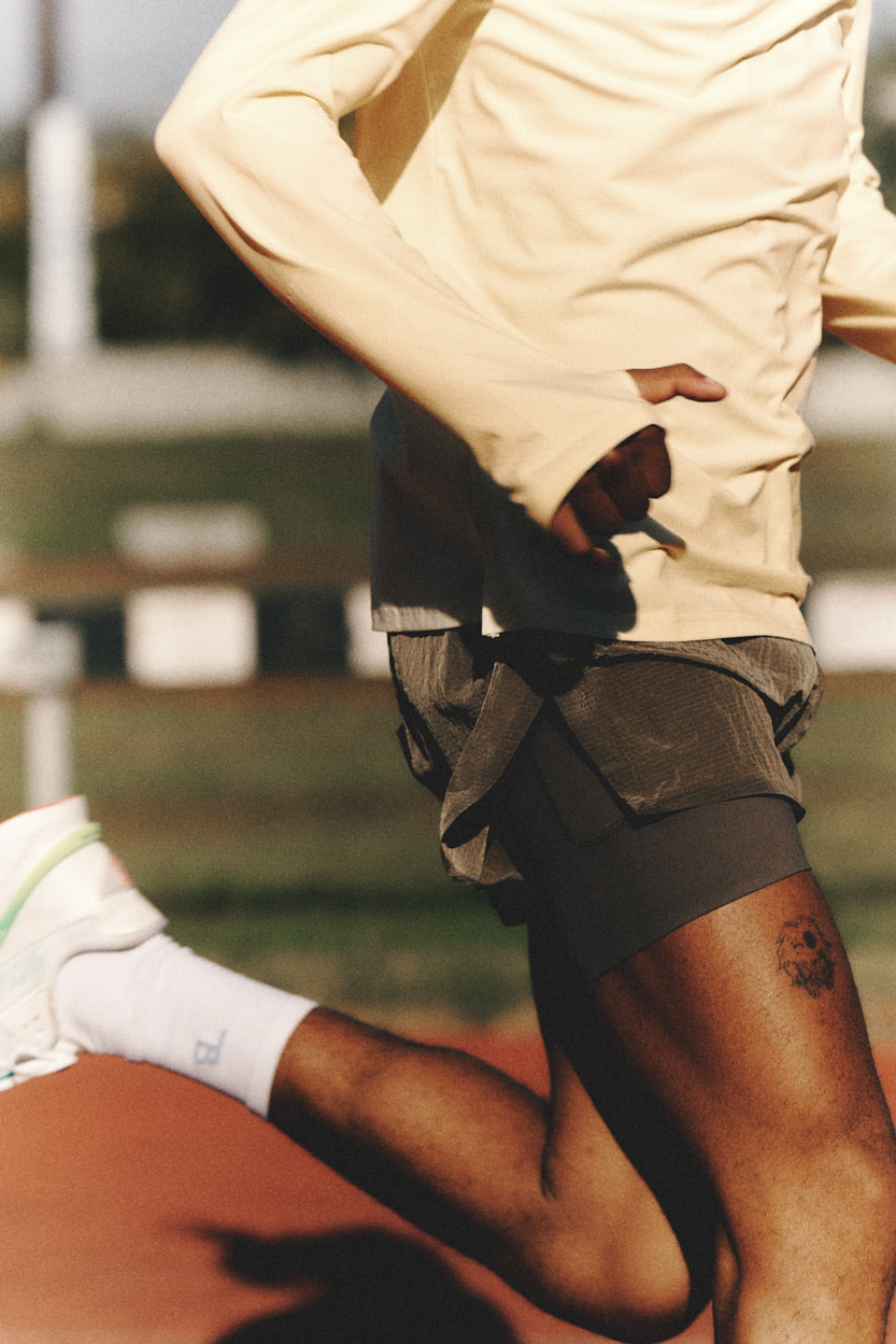 Glide 2-in-1 Run Short - Sandstone