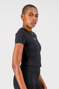 Essential Olivia Fitted Tee - Black