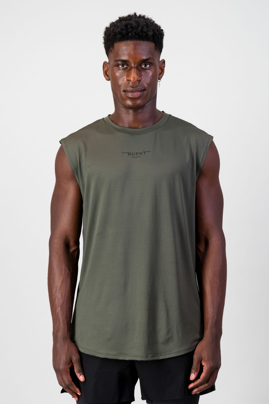 Muscle Tank - Forest Green