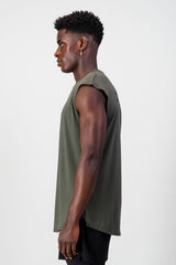 Muscle Tank - Forest Green