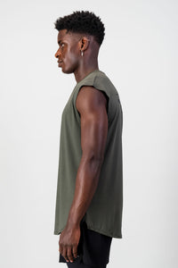 Muscle Tank - Forest Green