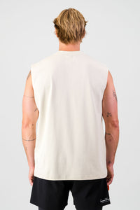 Lightweight Cotton Tank - Cream