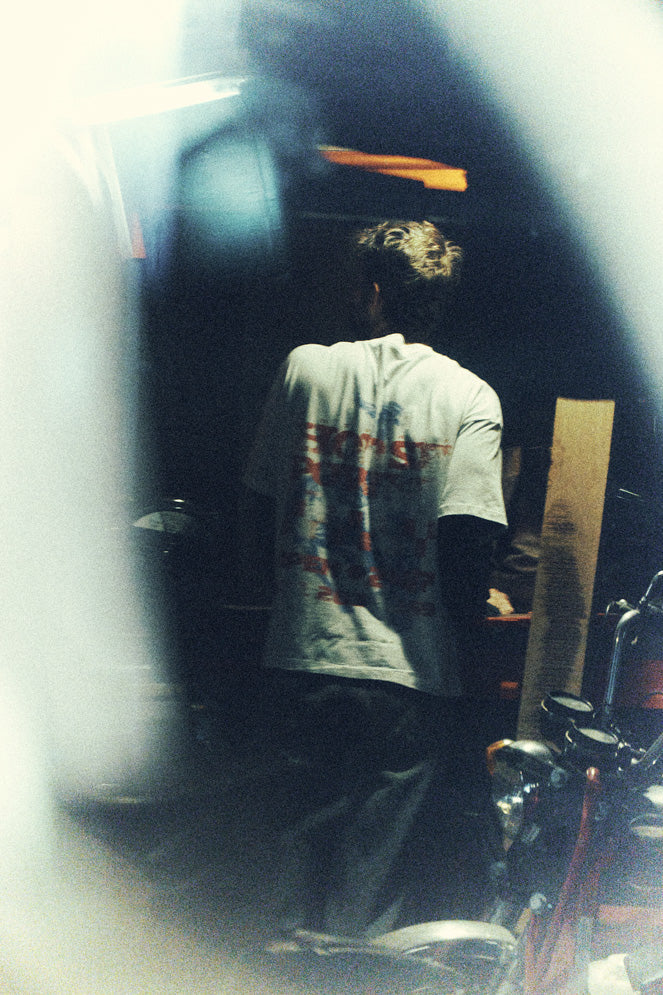 Faded Boxed Tee - Vintage White