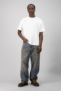 Faded Boxed Tee - Vintage White