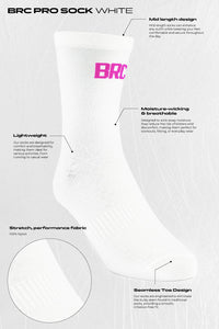 BRC Pro Sock - White