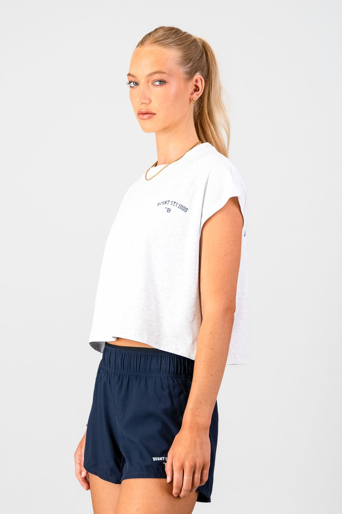 Varsity Tank - Grey Melange