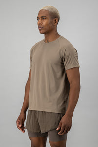 Peak Active Tee - Sandstone