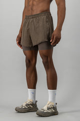 Glide 2-in-1 Run Short - Sandstone