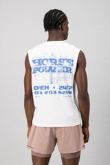 Faded Boxed Tank - Vintage White