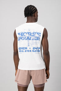 Faded Boxed Tank - Vintage White