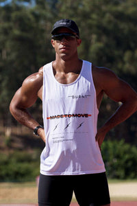 SpeedMesh™ Mens Pro Tank - White